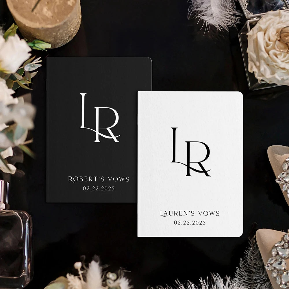 Livres de vœux de mariage - polices d'écritures personnalisées