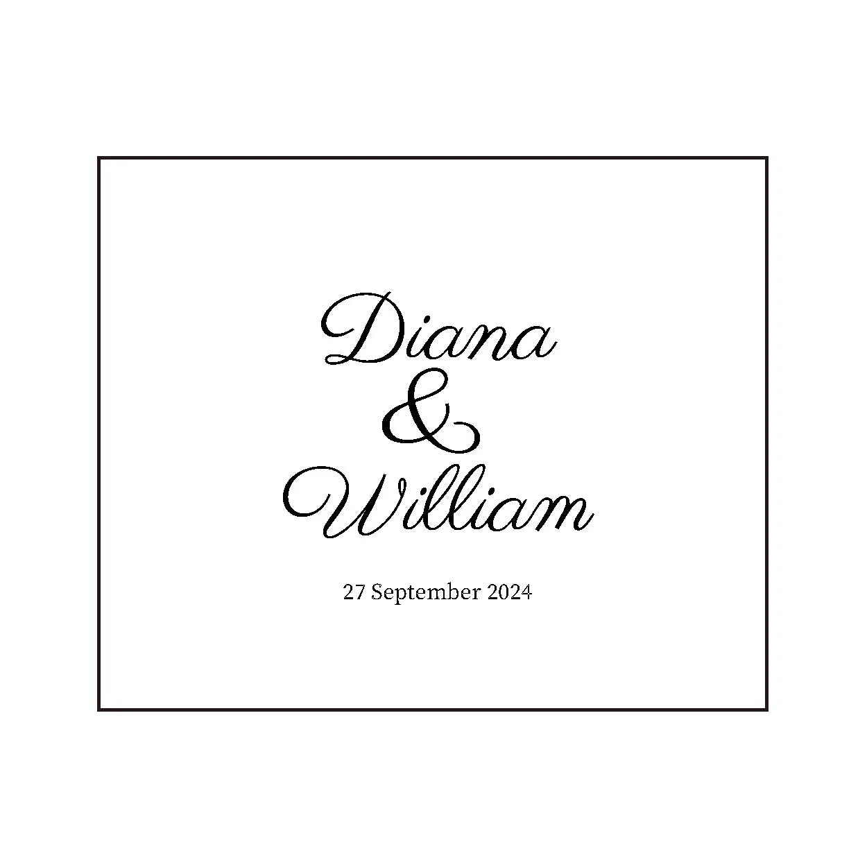 Livre d’or mariage personnalisé - chic et moderne