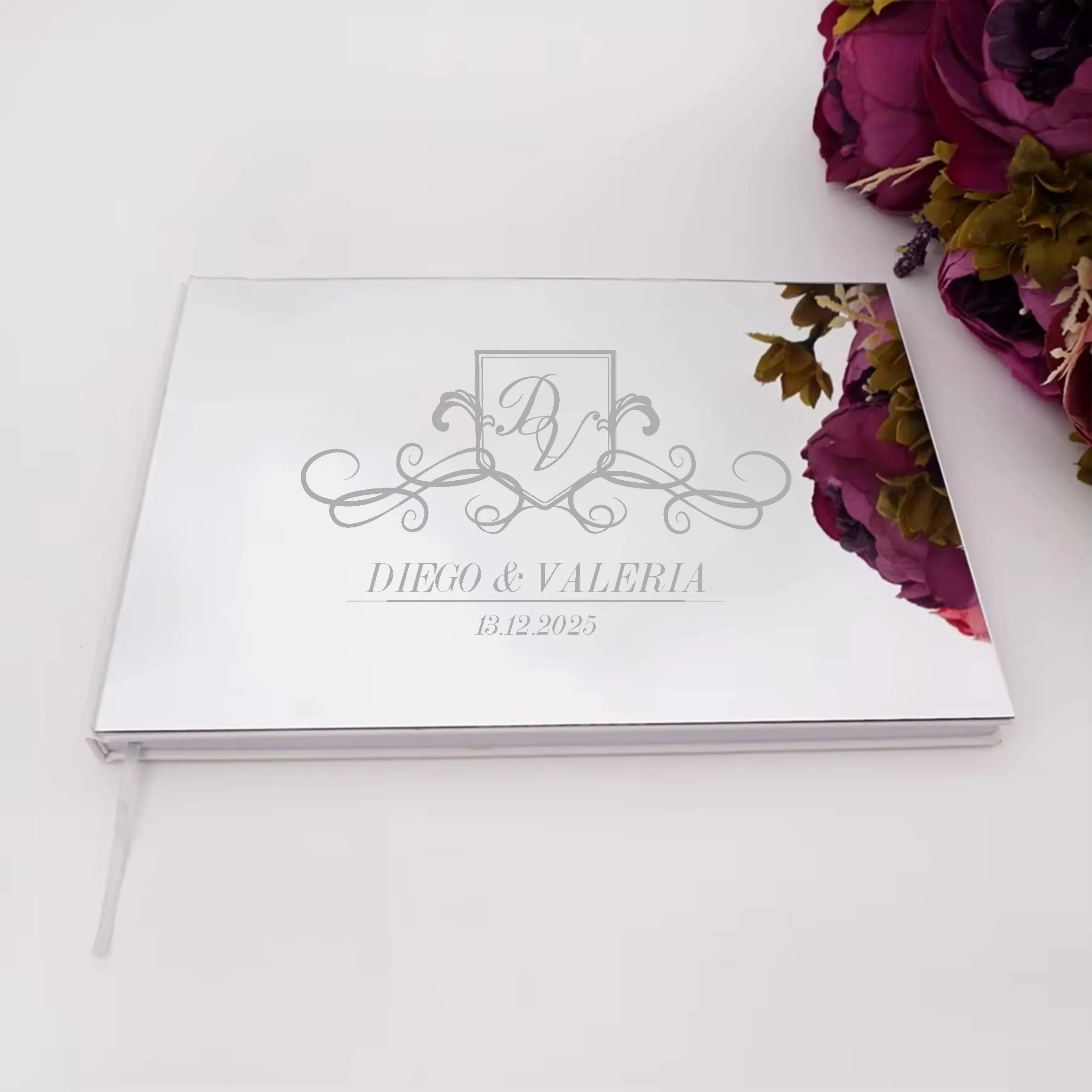 Livre d’or mariage personnalisé - chic et moderne
