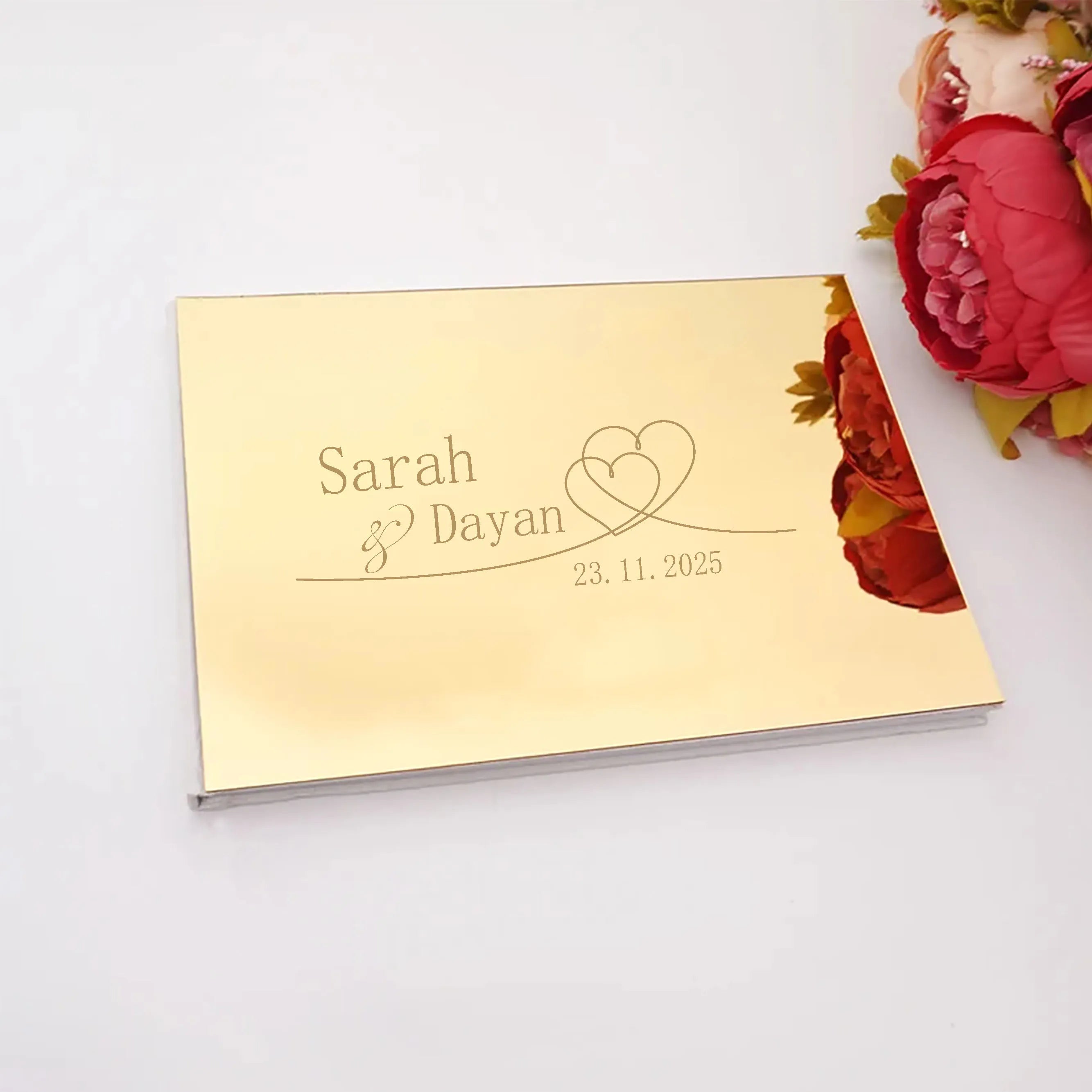 Livre d’or mariage personnalisé - chic et moderne