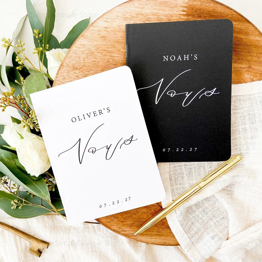 Livres de vœux de mariage - polices d'écritures personnalisées