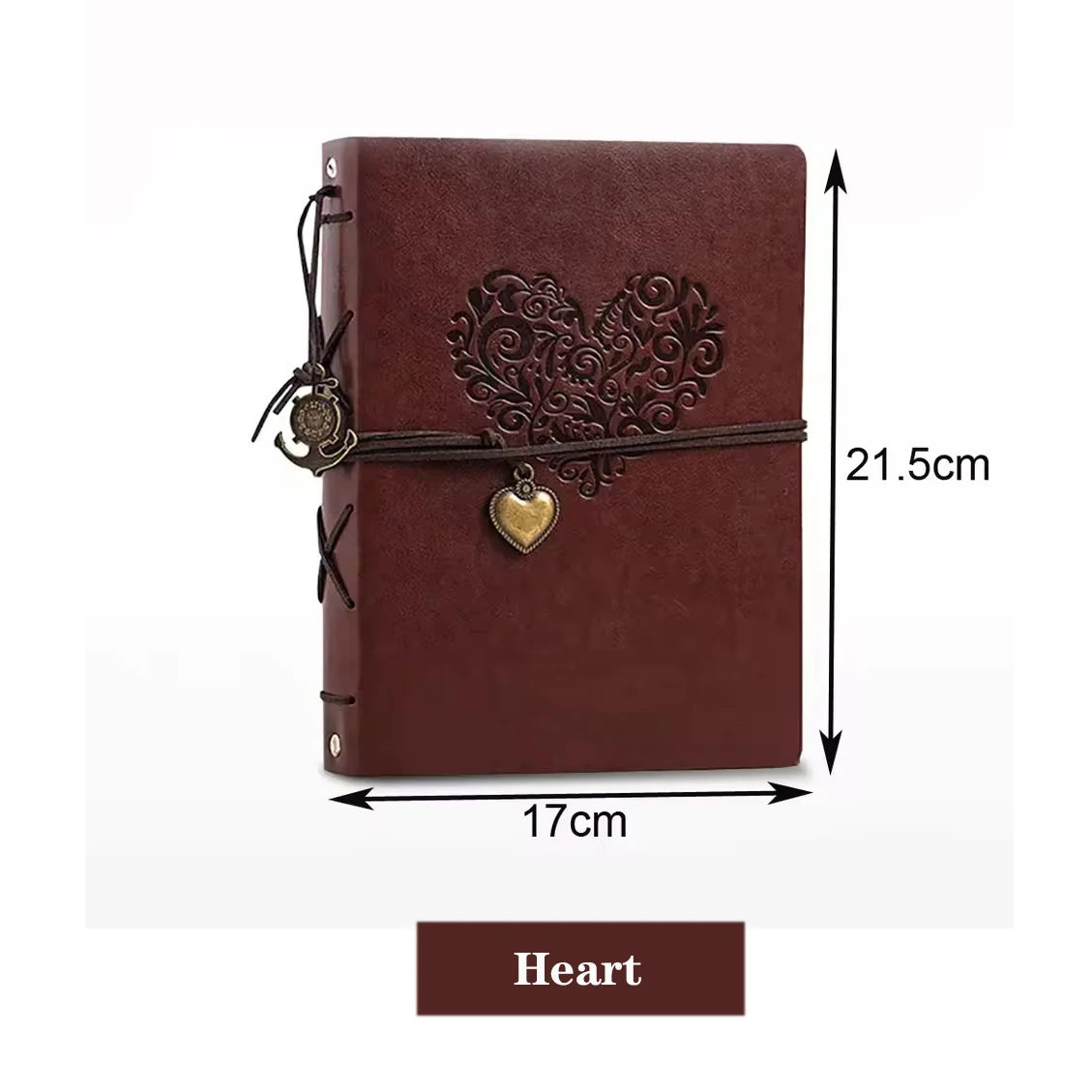 Livre d’or mariage photo - Modèle vintage en cuir