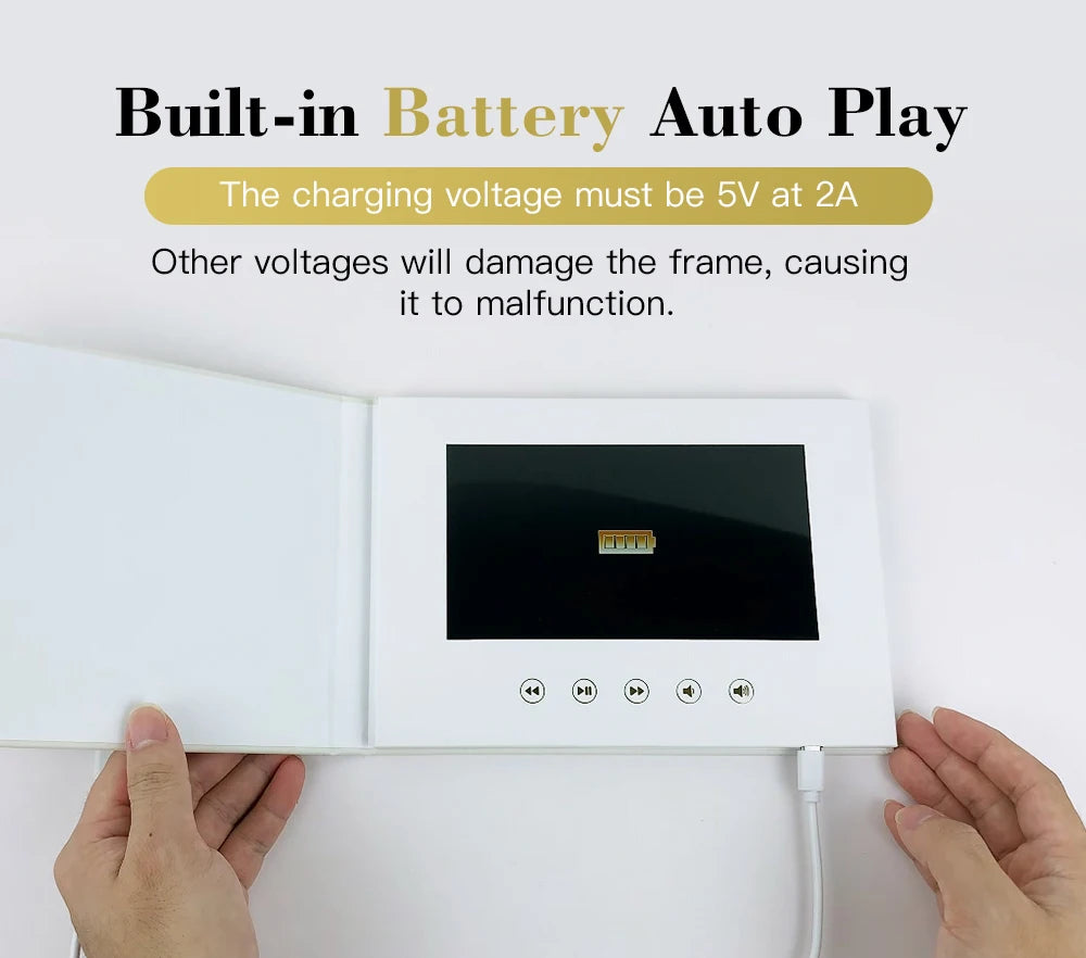 Livre d'or mariage vidéo - version luxe