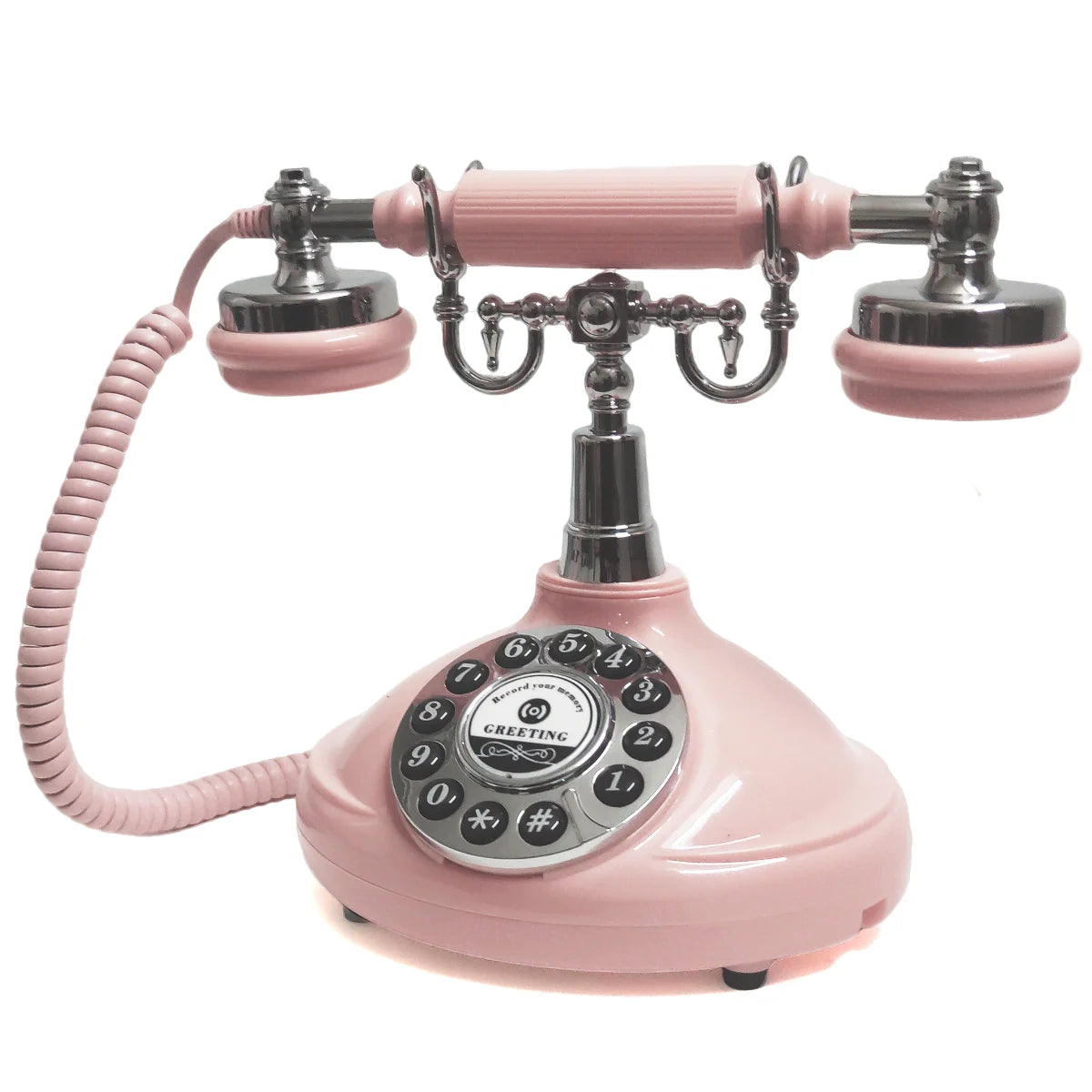 Livre d’or audio mariage – téléphone vintage rétro à messages vocaux