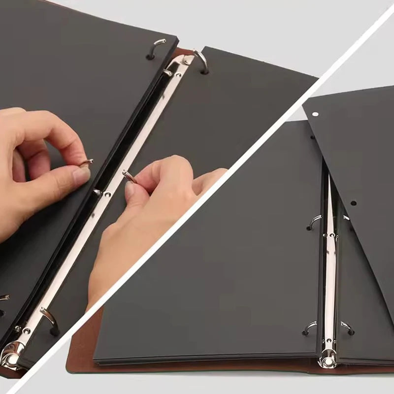 Livre d’or mariage photo - Modèle vintage en cuir