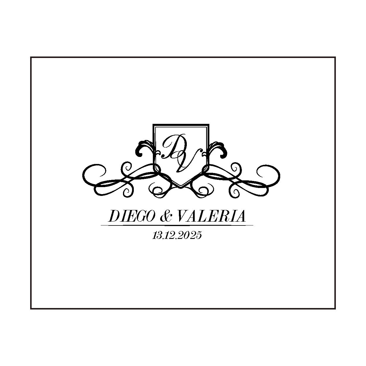 Livre d’or mariage personnalisé - chic et moderne