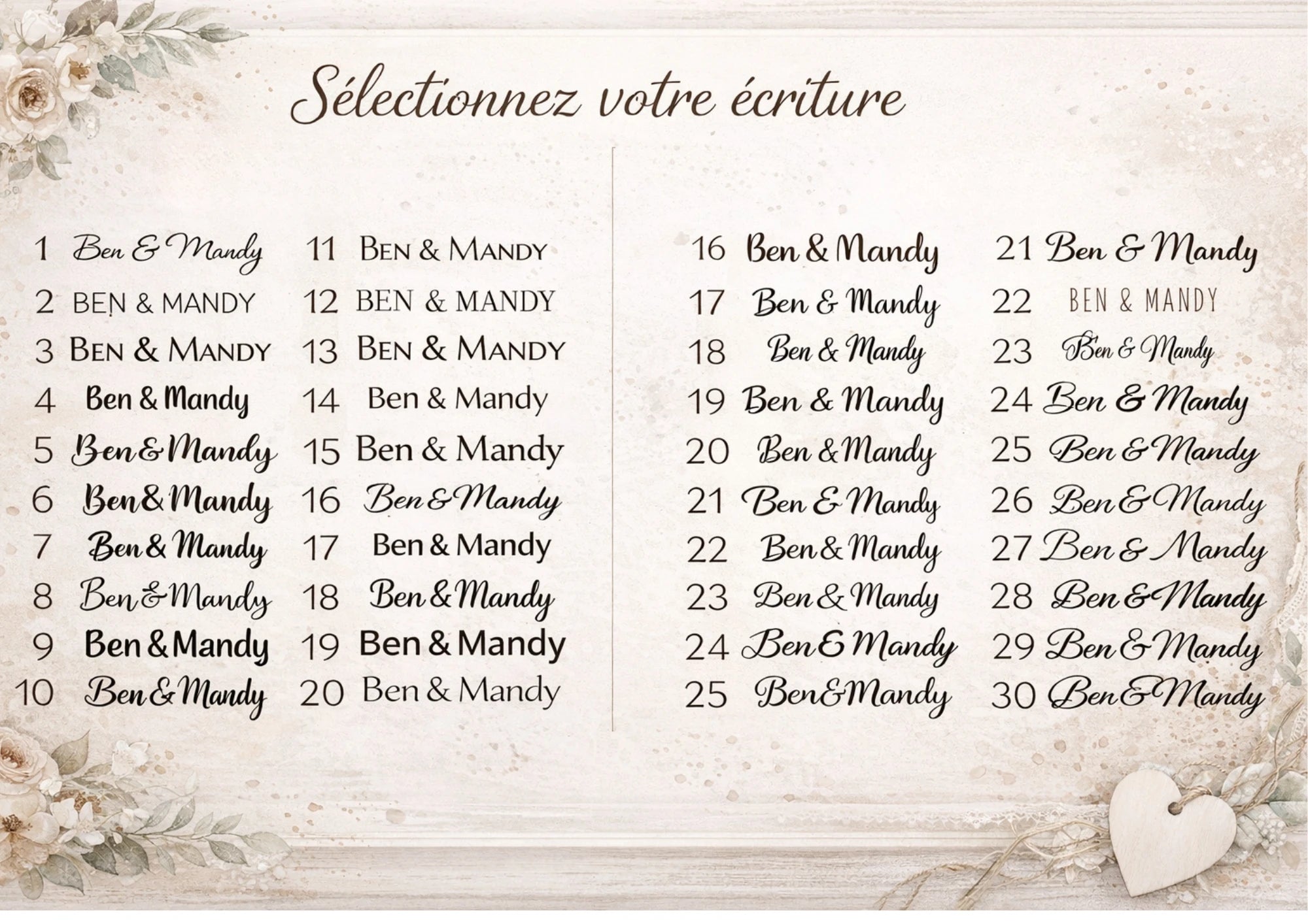 Livre d'or mariage original - design arbre