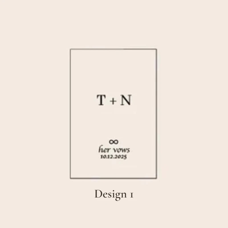 Livre de vœux mariage - design élégant