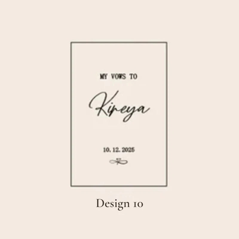 Livre de vœux mariage - design élégant