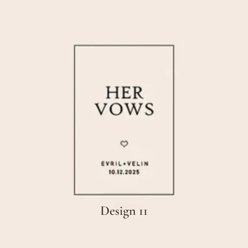 Livre de vœux mariage - design élégant
