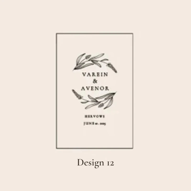 Livre de vœux mariage - design élégant