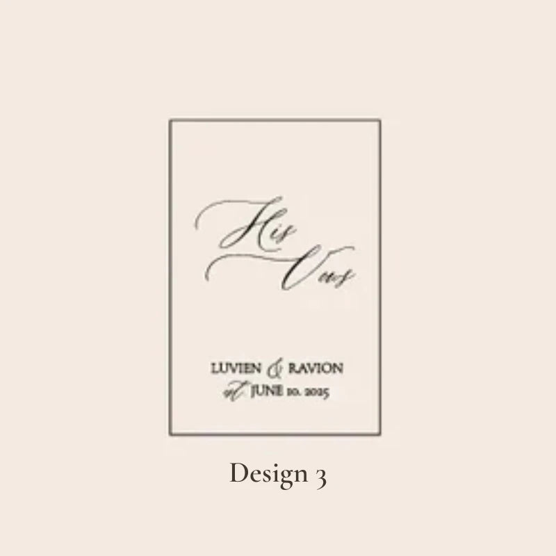 Livre de vœux mariage - design élégant
