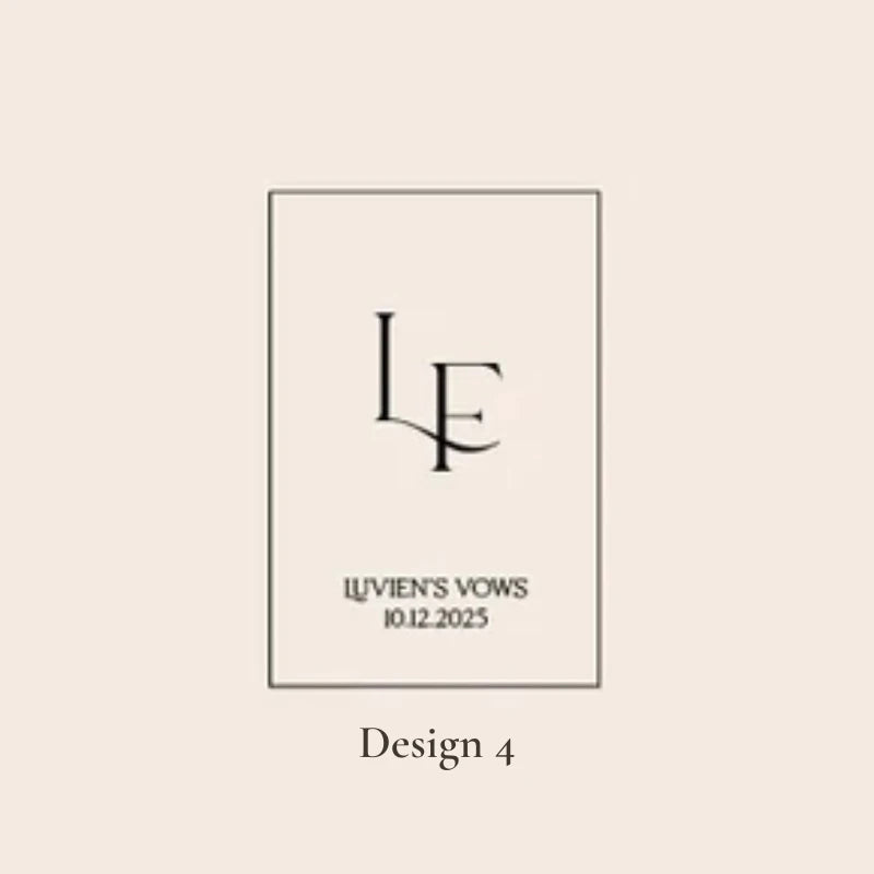 Livre de vœux mariage - design élégant