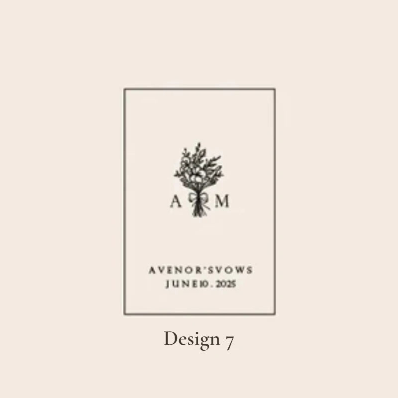 Livre de vœux mariage - design élégant