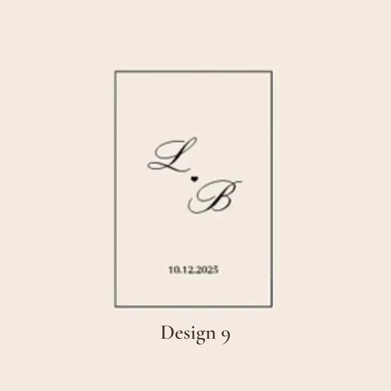 Livre de vœux mariage - design élégant